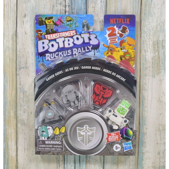 Transformers BotBots Series 6 Gamer Geeks 5-Pack 2022 Ruckus Rally Netfl… - Picture 1 of 3
